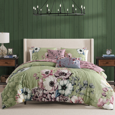 Bebejan Lilac Cascade 5 Piece Reversible Comforter Set Comforter Sets By Bebejan®