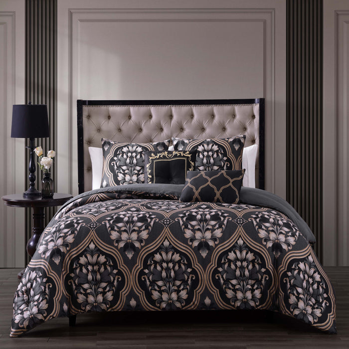 Asti 100% Cotton Designer Print 5-Piece Comforter Set